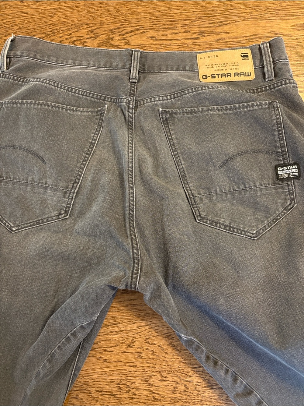 G-Star Raw Slim Straight Men’s Gray Denim Jeans